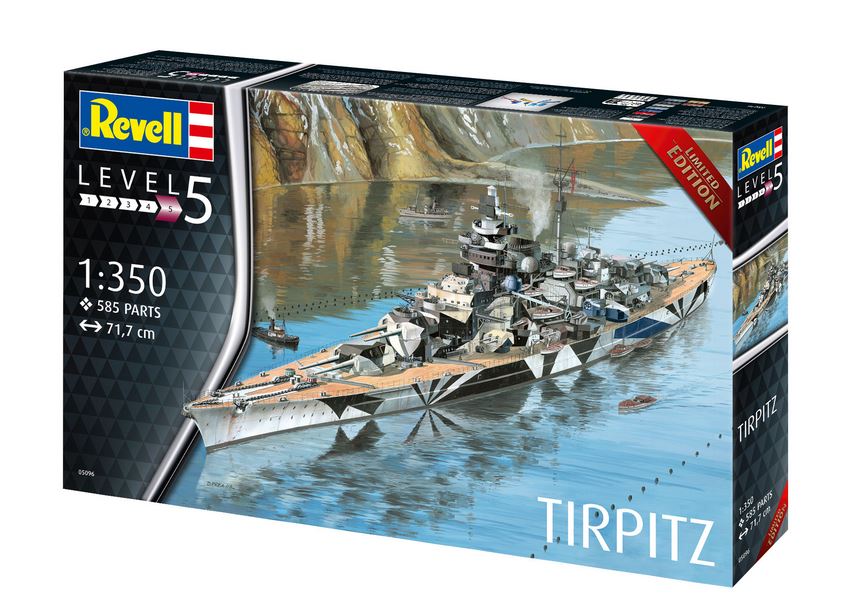 1:350-German Battleship WWII, TIRPITZ