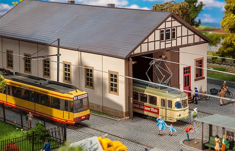 H0-Straßenbahndepot Naumburg, Lasercut
