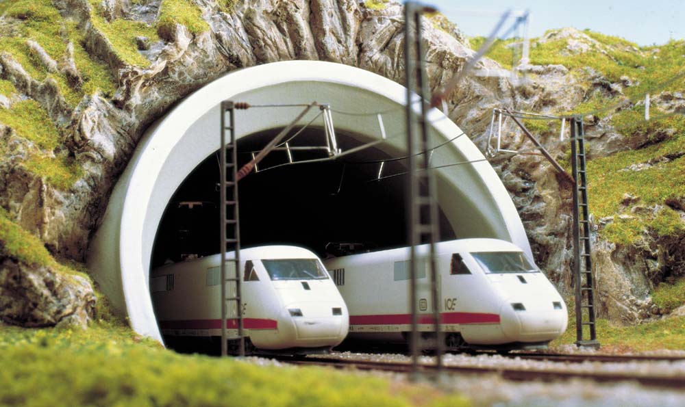 H0-ICE-Tunnelportal, 2 gleisig