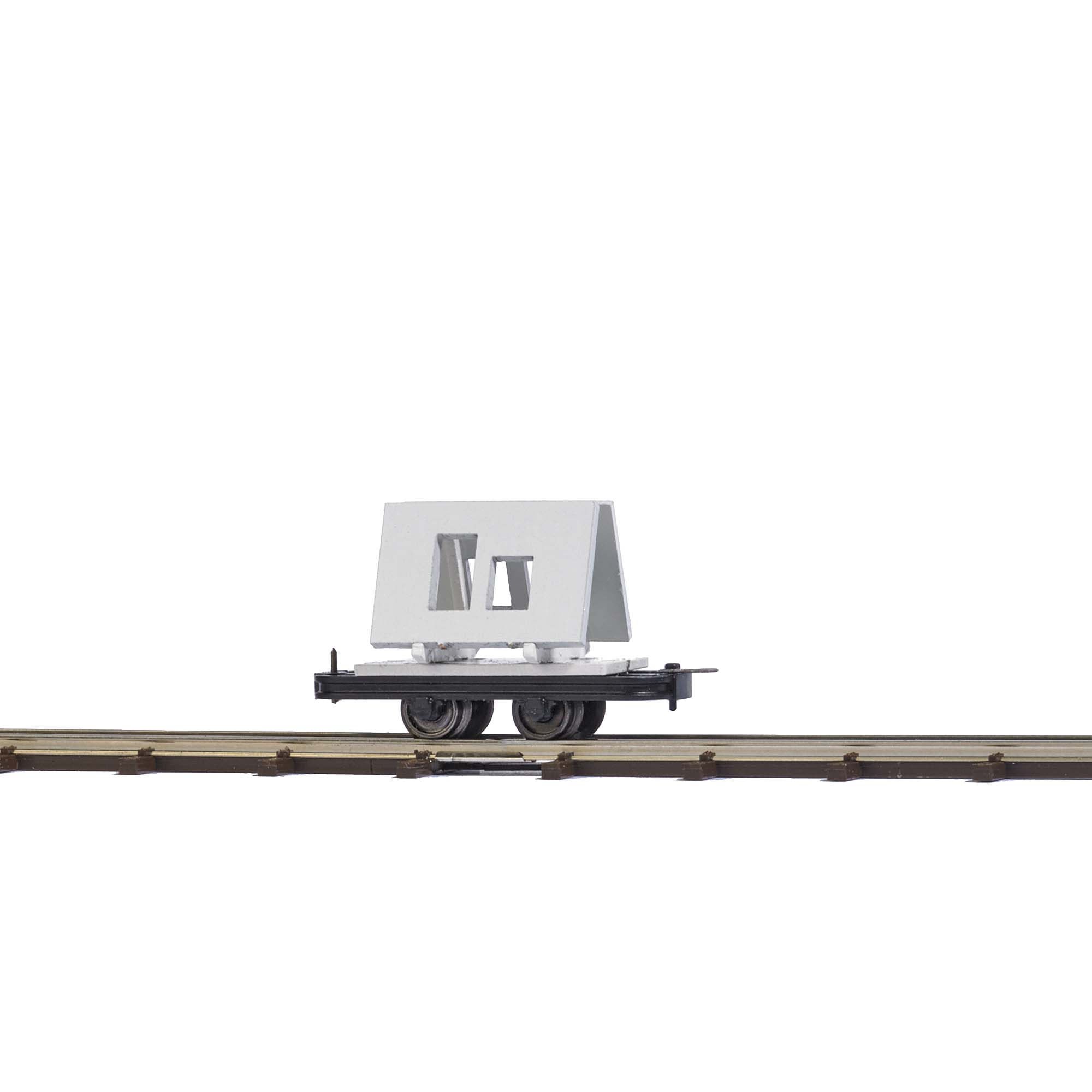 H0f-Wagen mit Betonelementen