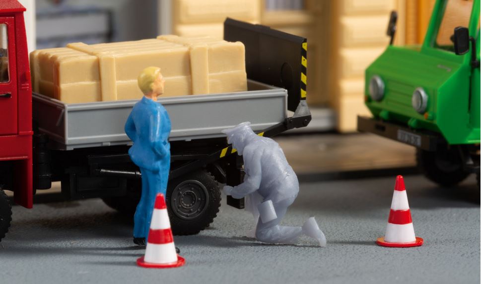 H0-Figuren Verkehrskontrolle