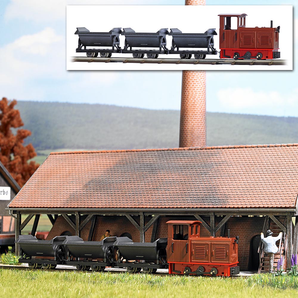 H0f-Feldbahn Start 3 Kipploren