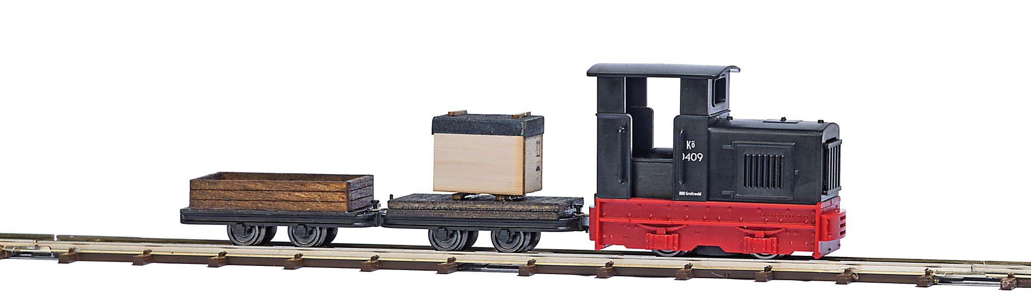 H0f-Feldbahn-Set Gütertransport