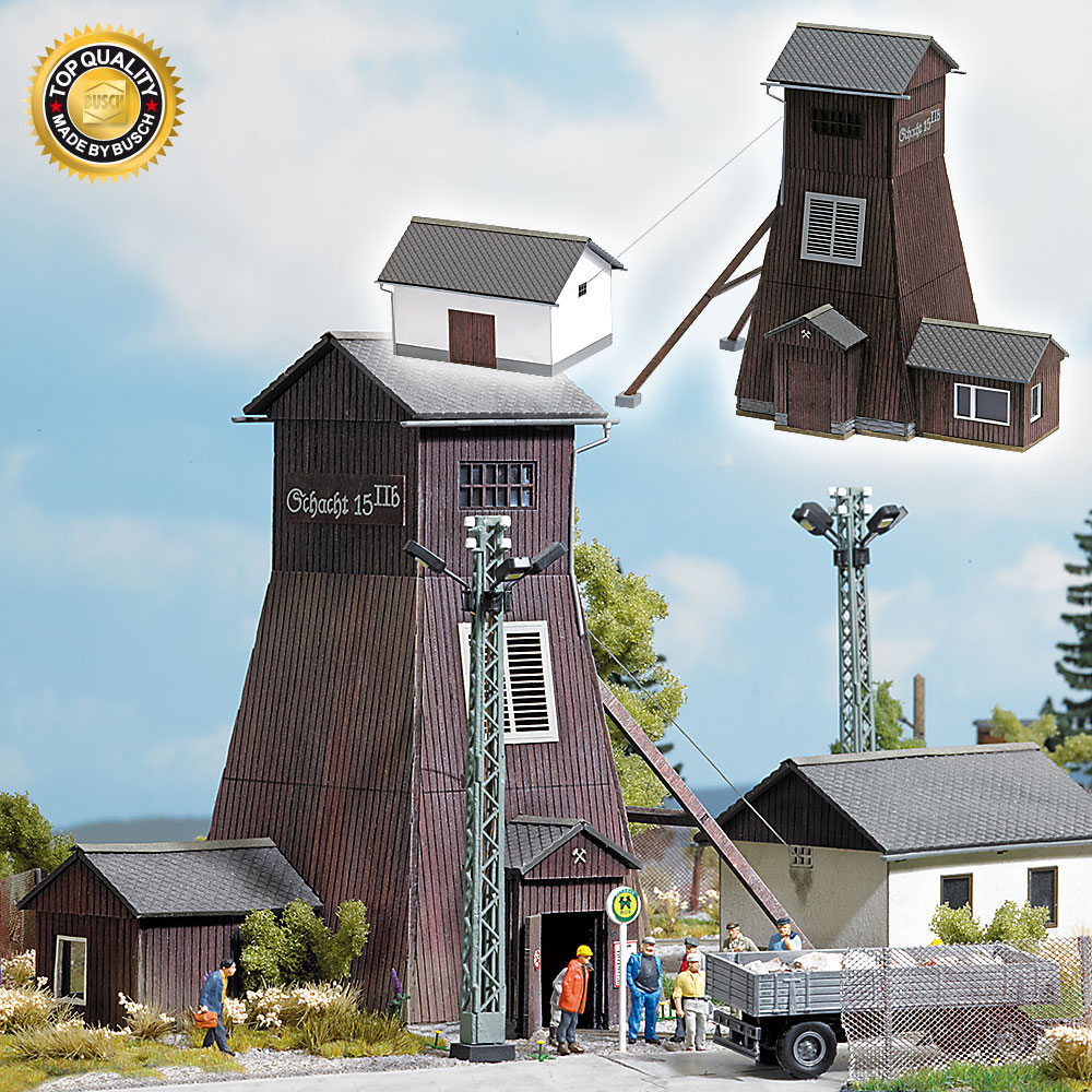 H0-Förderturm Schlema