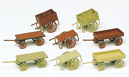 Handwagen. 8 Stück. Bausatz