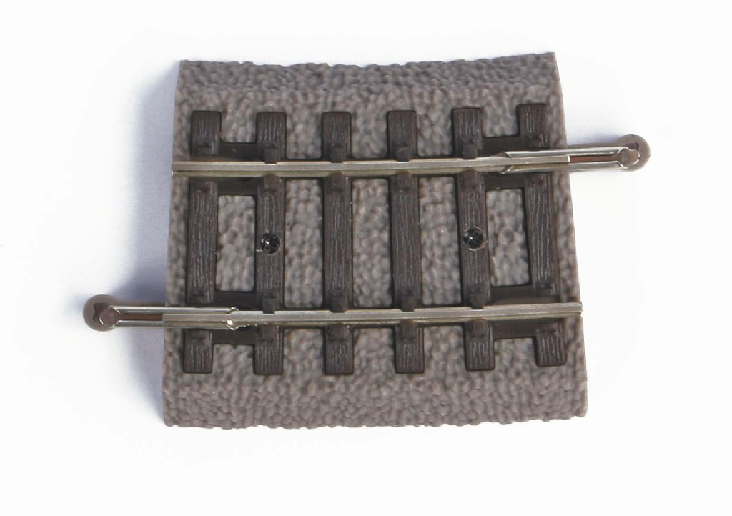 A-Gleis Bogen mit Bettung R1, 7,5°