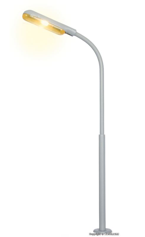 H0-Peitschenleuchte, LED gelb
