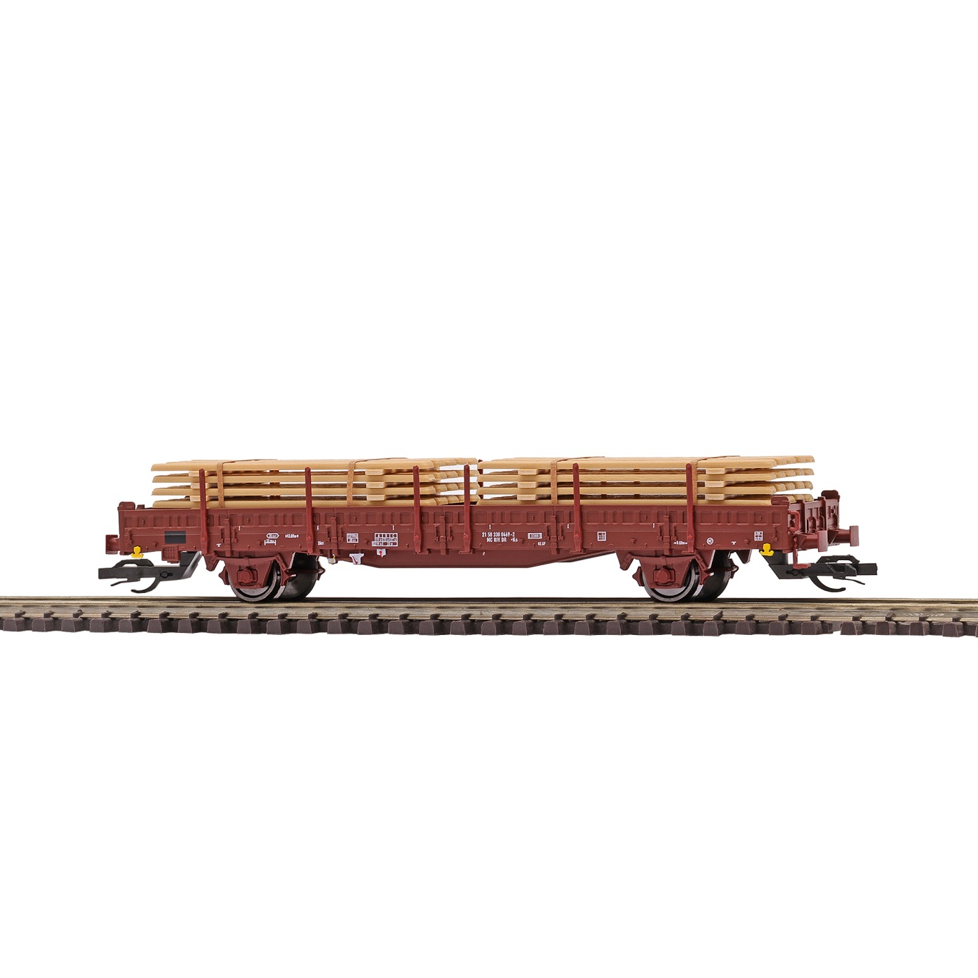 Flachwagen mit Rungen Ks [330