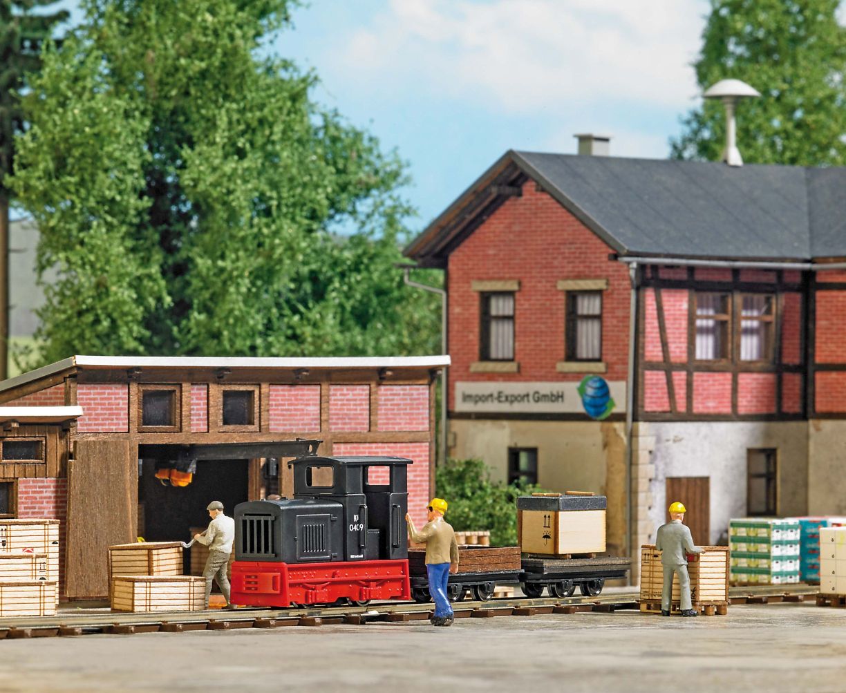 H0f-Feldbahn-Set Gütertransport