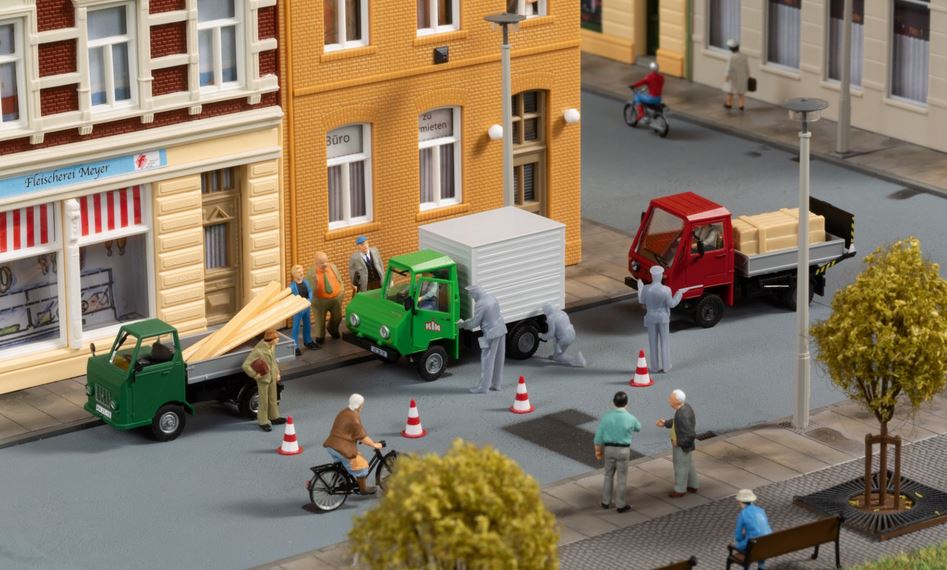 H0-Figuren Verkehrskontrolle