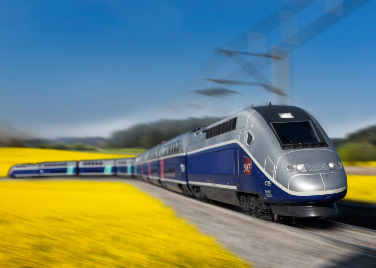 Hochgeschwindigkeitszug TGV Euroduplex