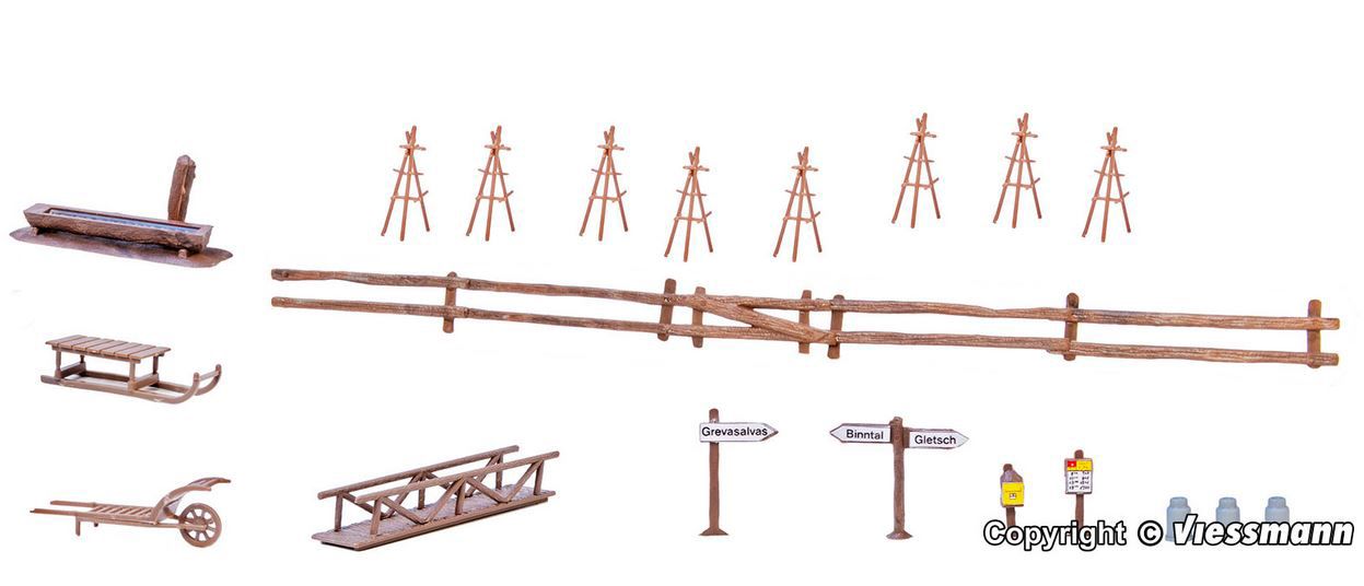 H0-Deko-Set Alpenland