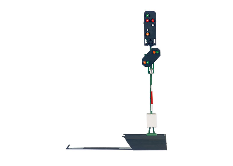 H0-Lichthauptsignal mit Lichtvorsignal