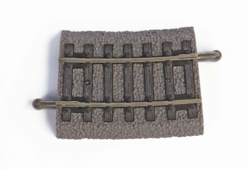 A-Gleis Bogen mit Bettung R2, 7,5°
