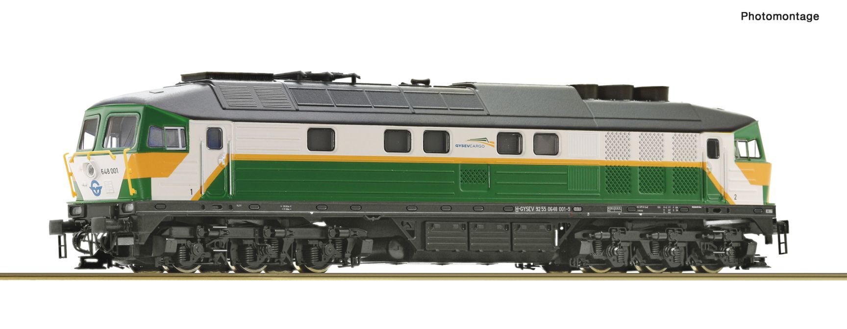 DC-Diesellok Rh 648 Gysev