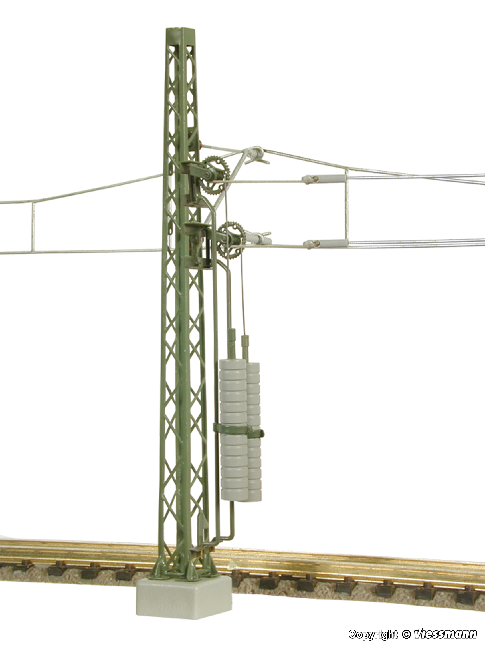 N-Radspannwerk komplett mit Abspannmast