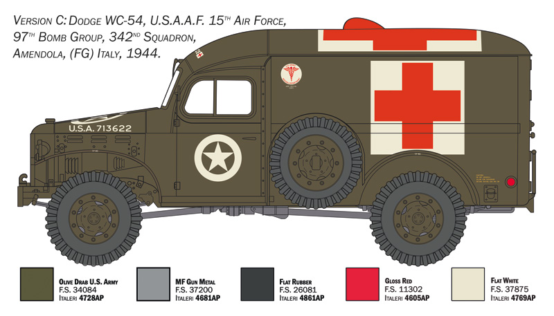 1:35 Dodge WC54 Krankenwagen