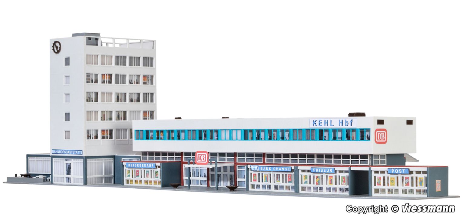 H0-Bahnhof Kehl inkl. Etagenbeleuchtung