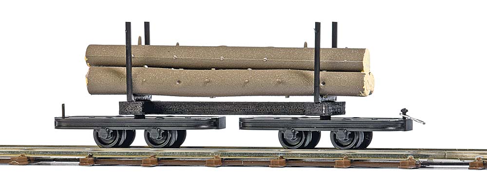 H0f-Drehgestell-Baumstammwagen
