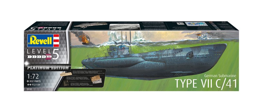 1:72-German Submarine Type VII C/4
