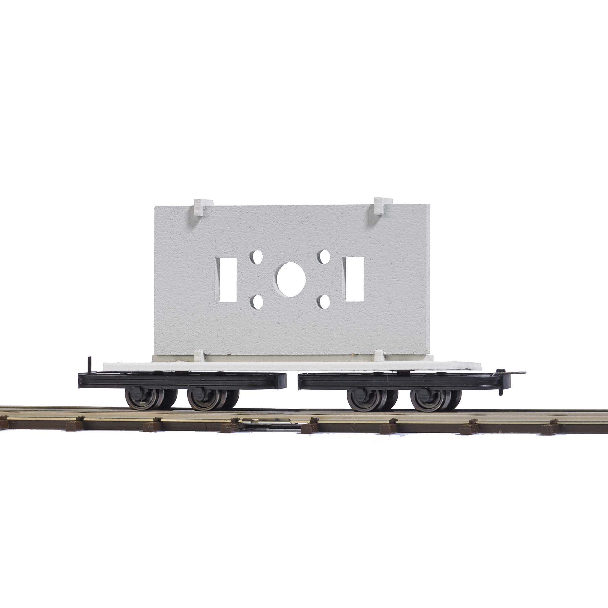 H0f-Drehgestellwagen mit Betonelement