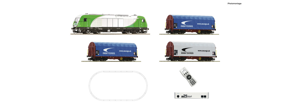TT-z21 StartSet ER20 mit Güterzug