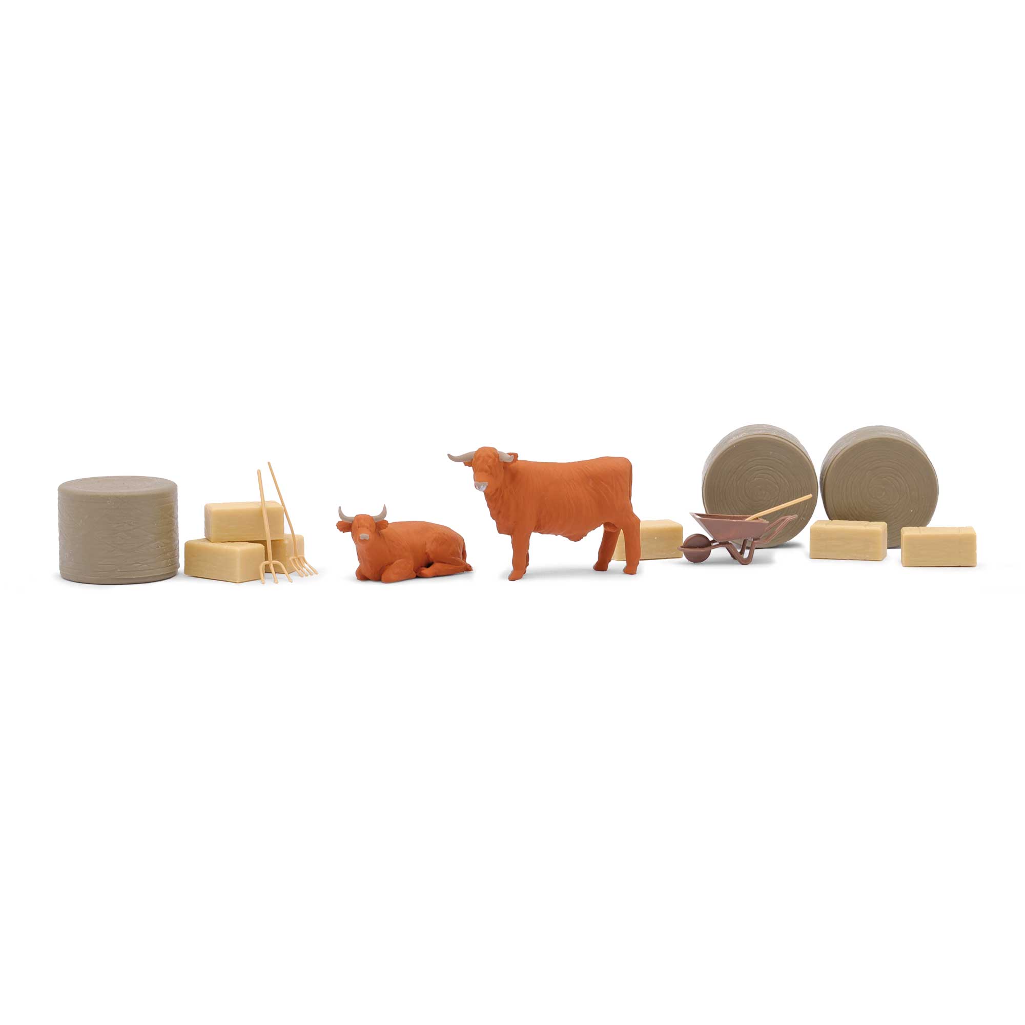 Action-Set: Kuh mit Stier