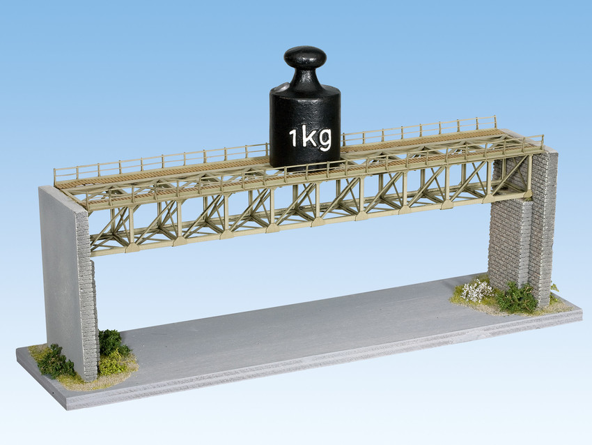 H0-Fischbauchbrücke,  540 mm lang