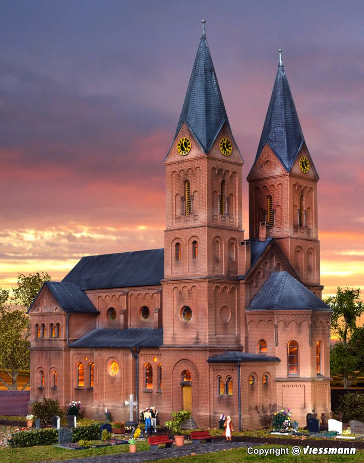 H0-Romanische Stadtkirche