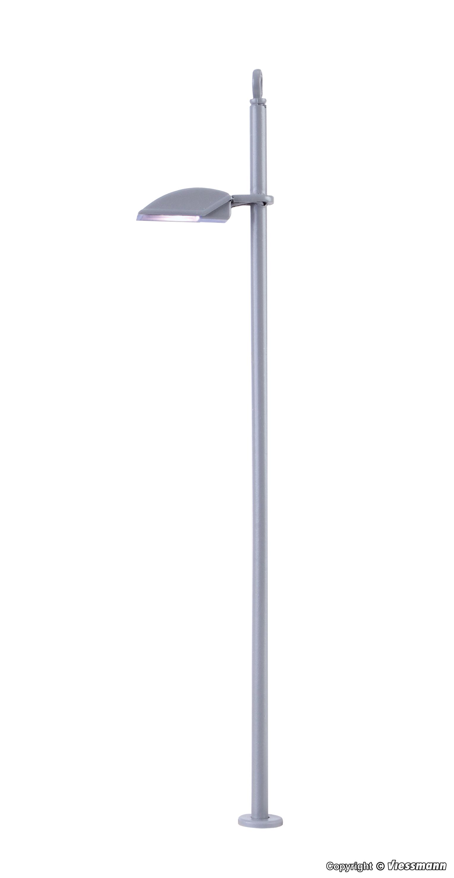 H0-Stadtleuchte modern, LED weiß