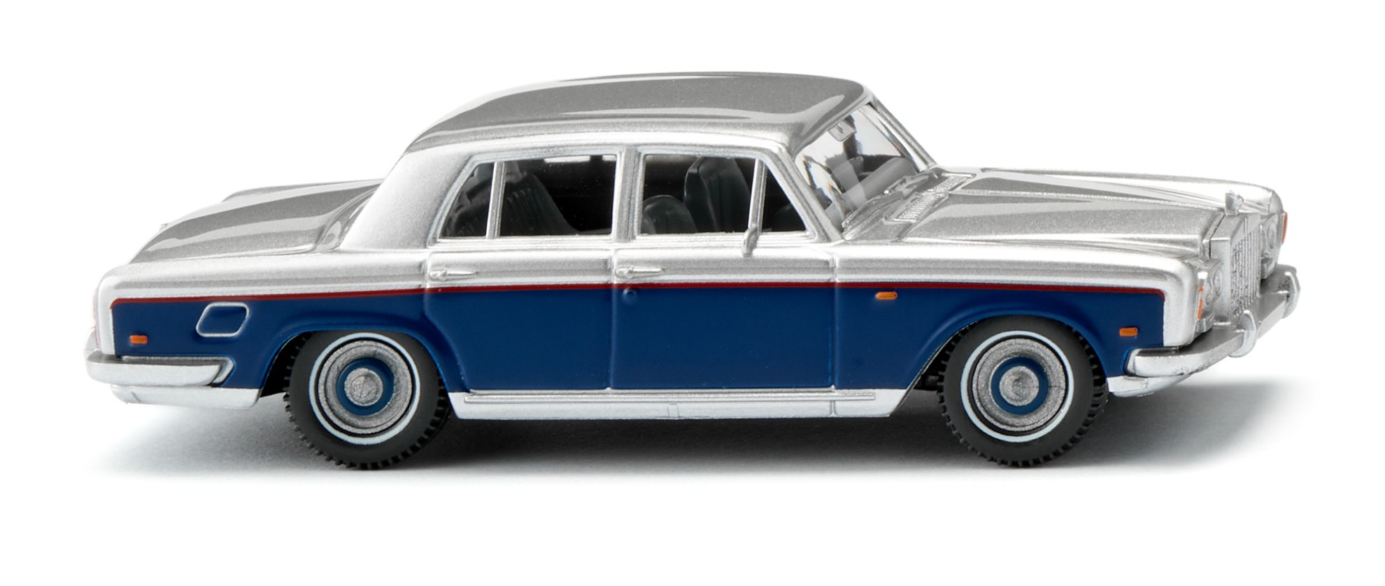 Rolls Royce Silver Shadow - silber/blau