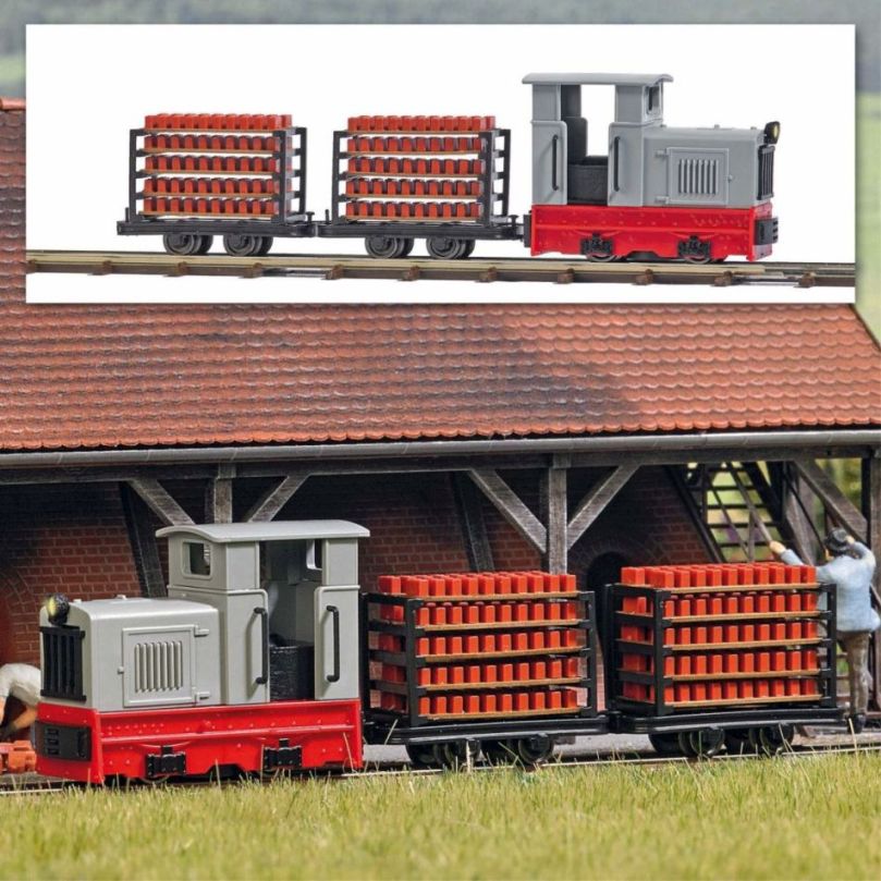 H0f-Start-Set: Ziegeltransport
