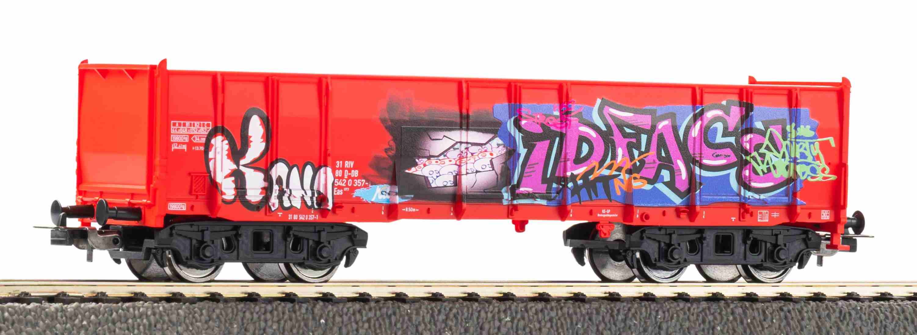 Güterzug-Set Rh 2016 ÖBB, mit Bettung