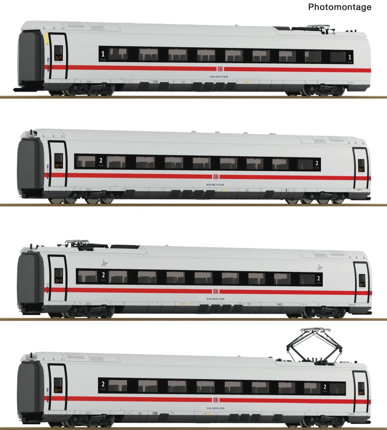 DC-4-tlg. Set: Zwischenwagen ICE 3neo