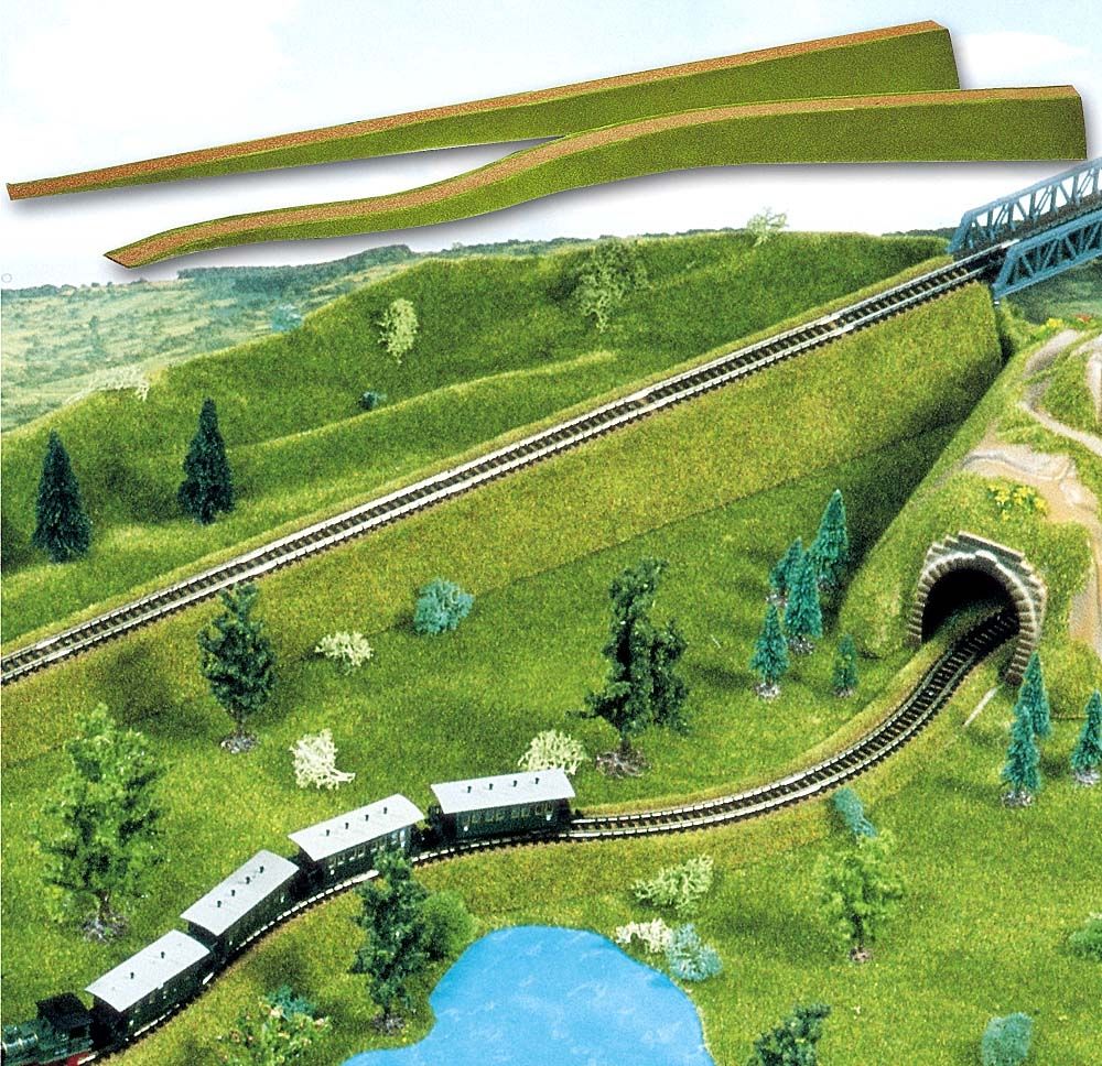 H0-Zwei flexible Auffahrten