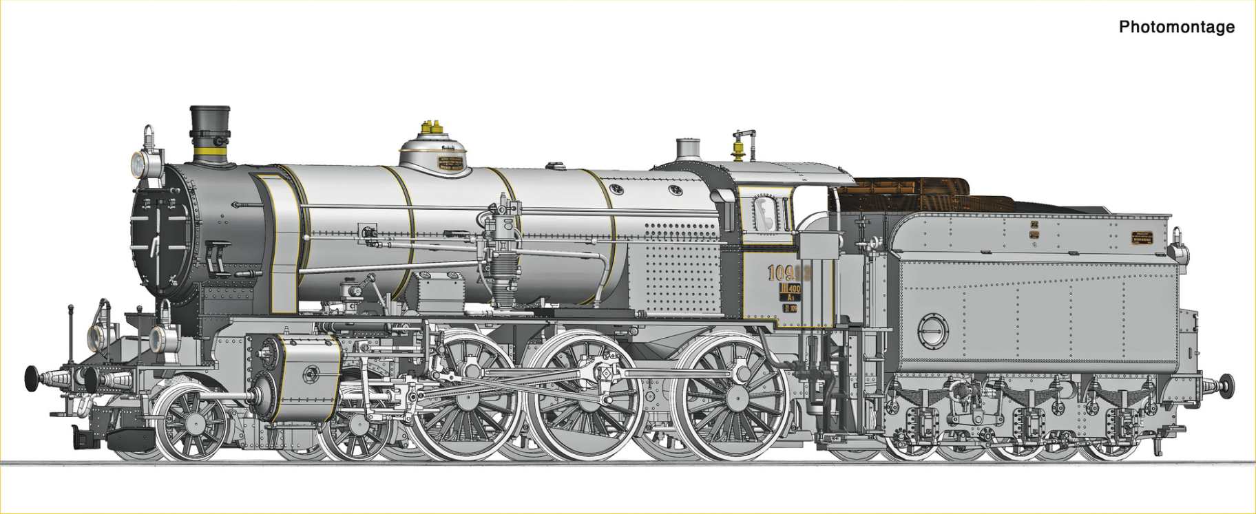 DC-Dampflok Rh 109 Südbahn, Ep.II
