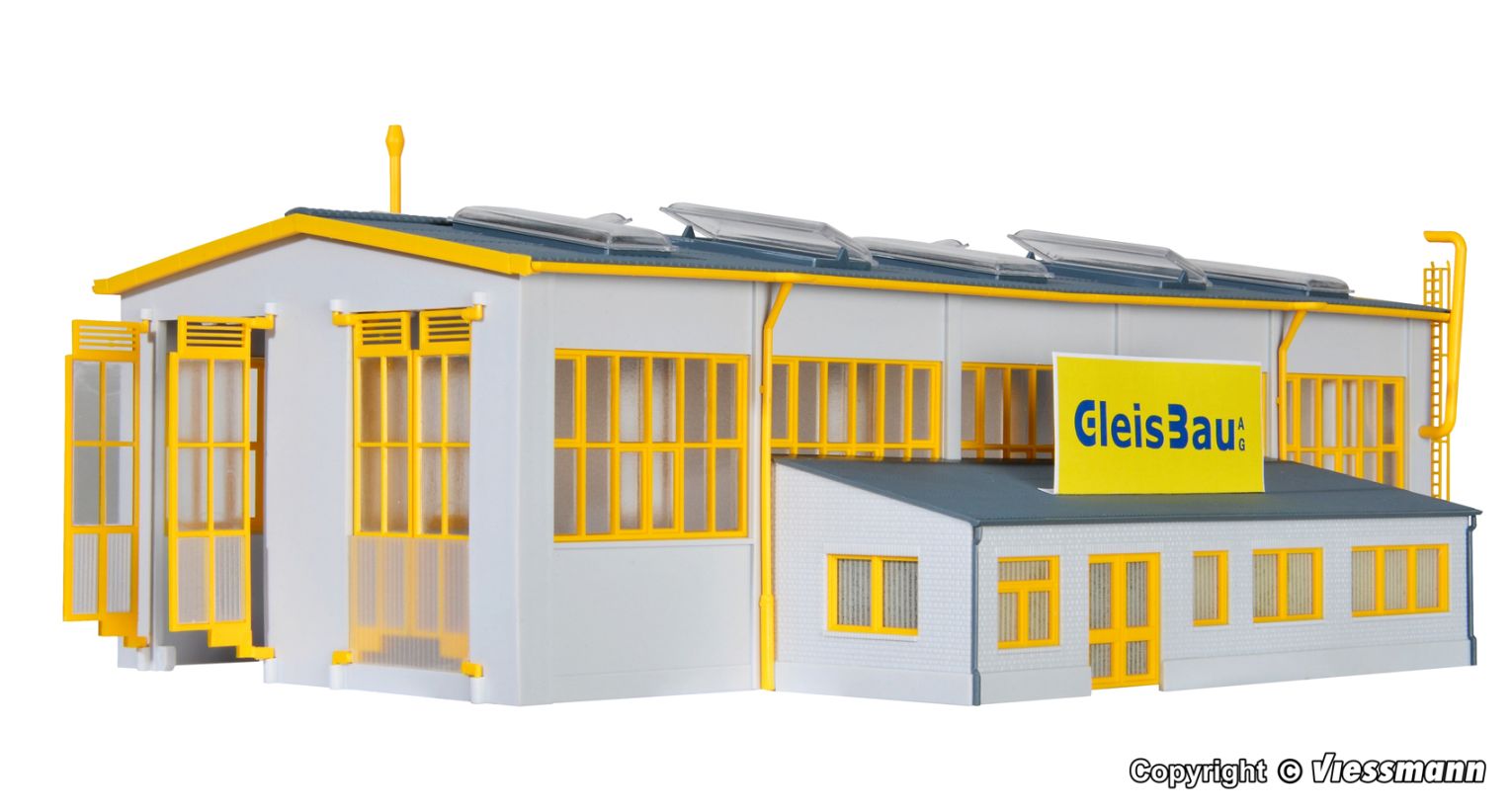 H0-Wartungshalle GleisBau