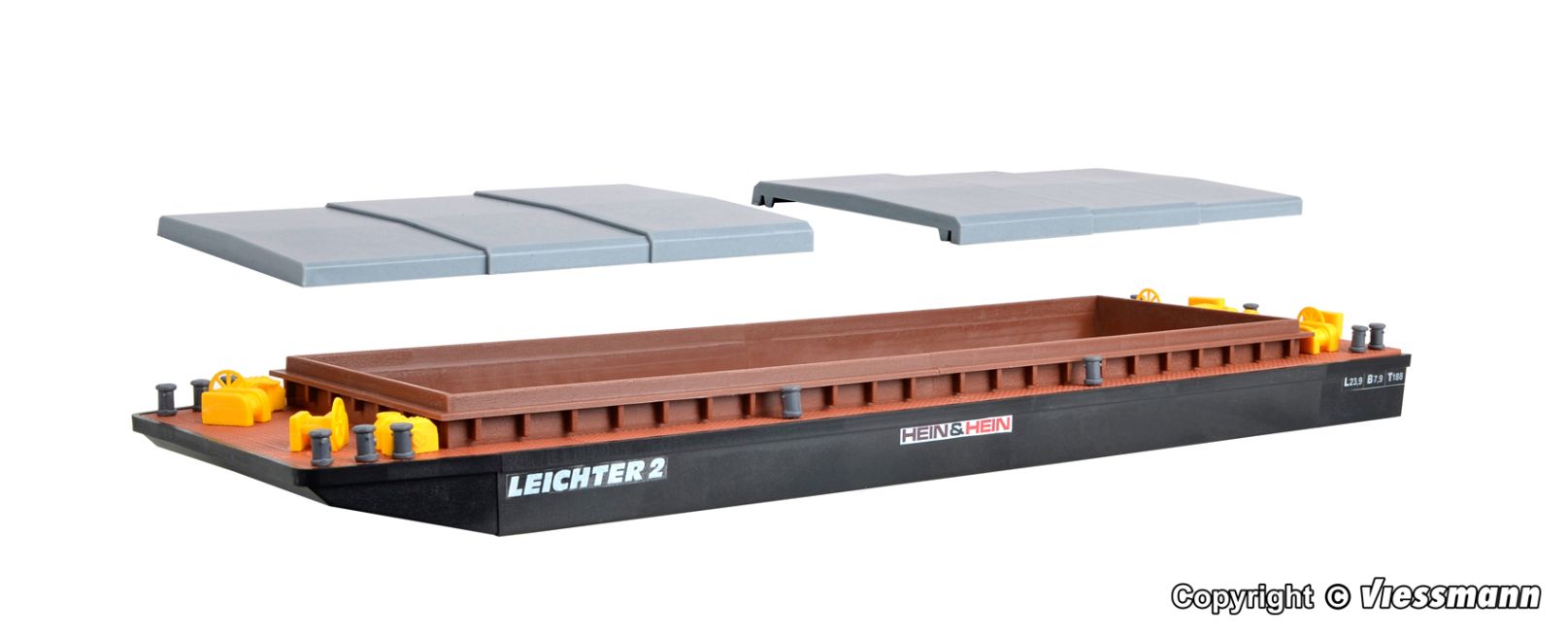 H0-Leichter für Schüttgüter o. Container