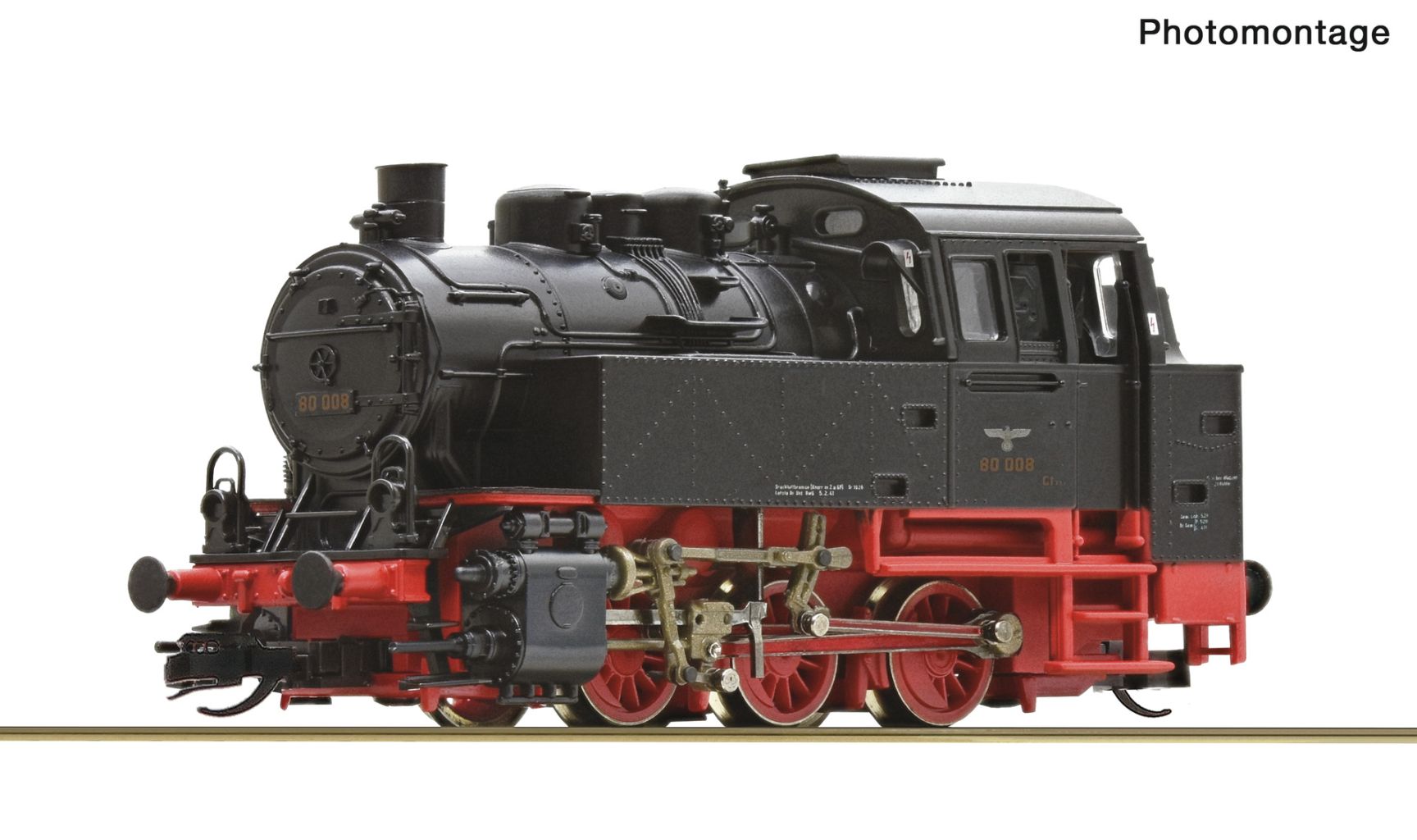 DC-Dampflokomotive 80 008, DRB, Ep.II