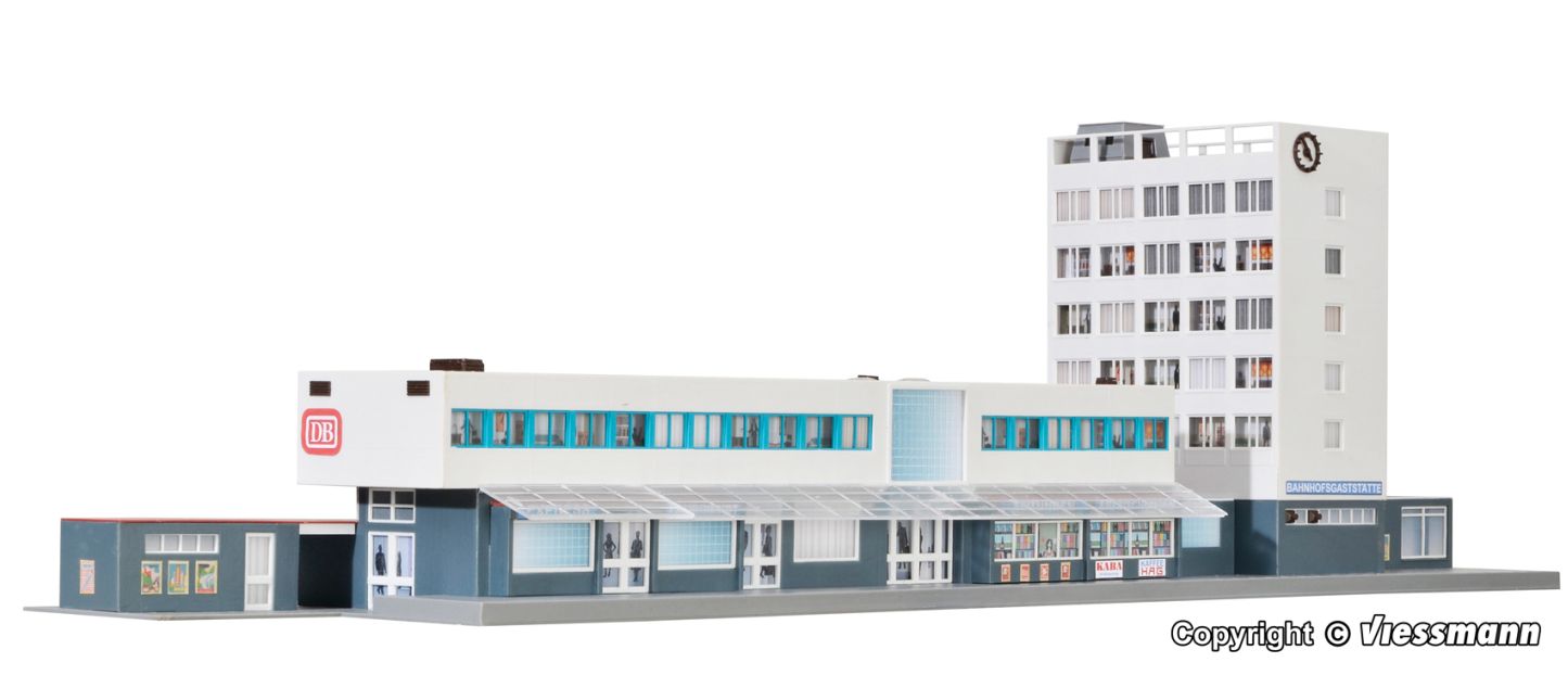 H0-Bahnhof Kehl inkl. Etagenbeleuchtung