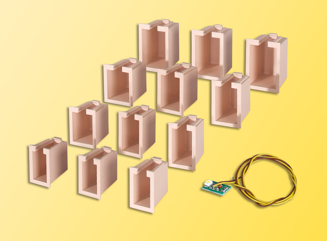Hausbeleuchtungs-Startset, 12 Boxen, LED
