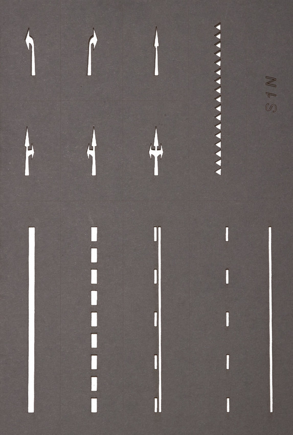 H0/TT/N-Start-Set Straßenmarkierung