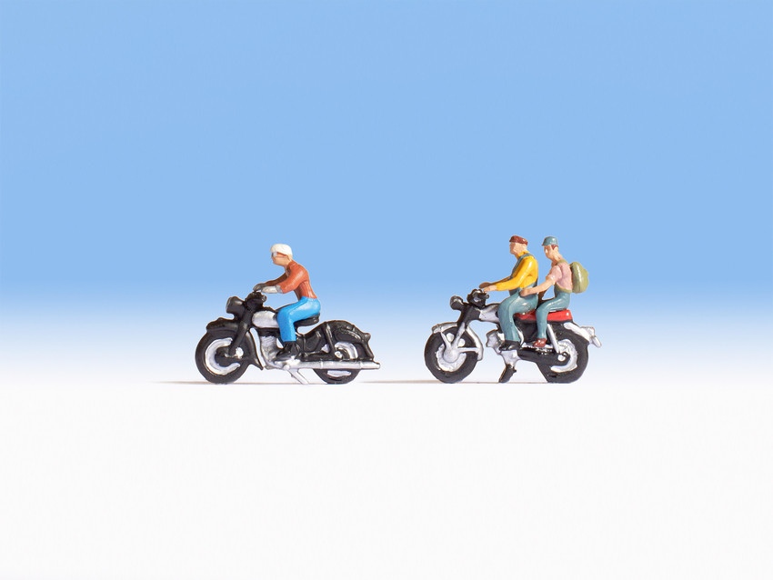 H0-Motorradfahrer
