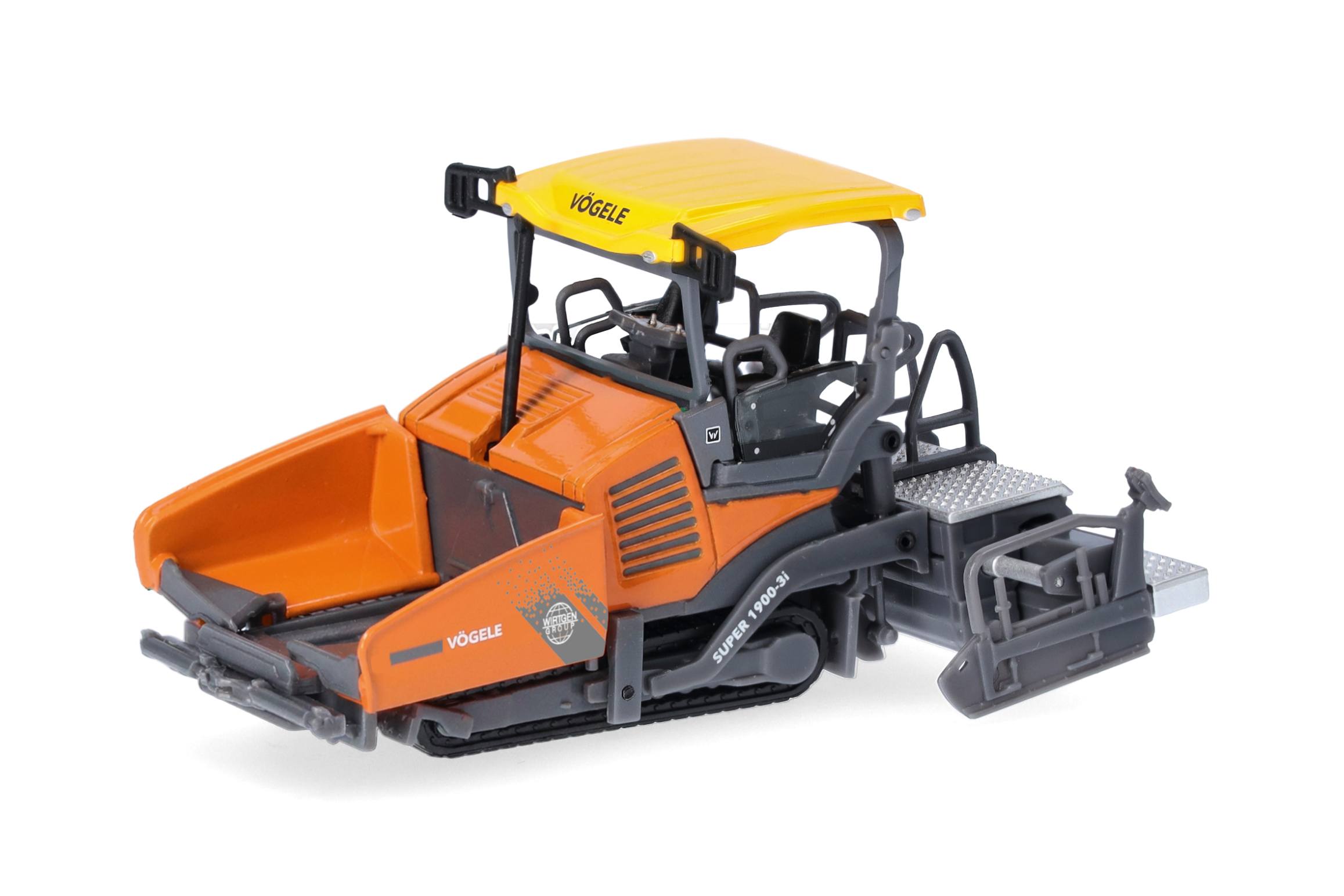 Vögele Deckenfertiger orange, Wirtgen