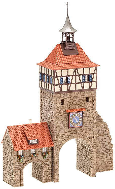 H0-Stadttor mit Torhaus