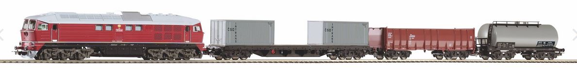 Start-Set: BR 130 CSD + 3 Güterwagen