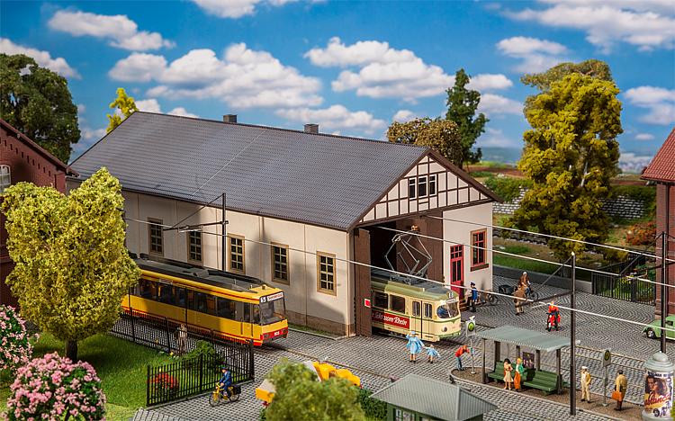 H0-Straßenbahndepot Naumburg, Lasercut