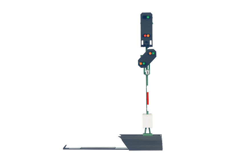 H0-Lichthauptsignal mit Lichtvorsignal