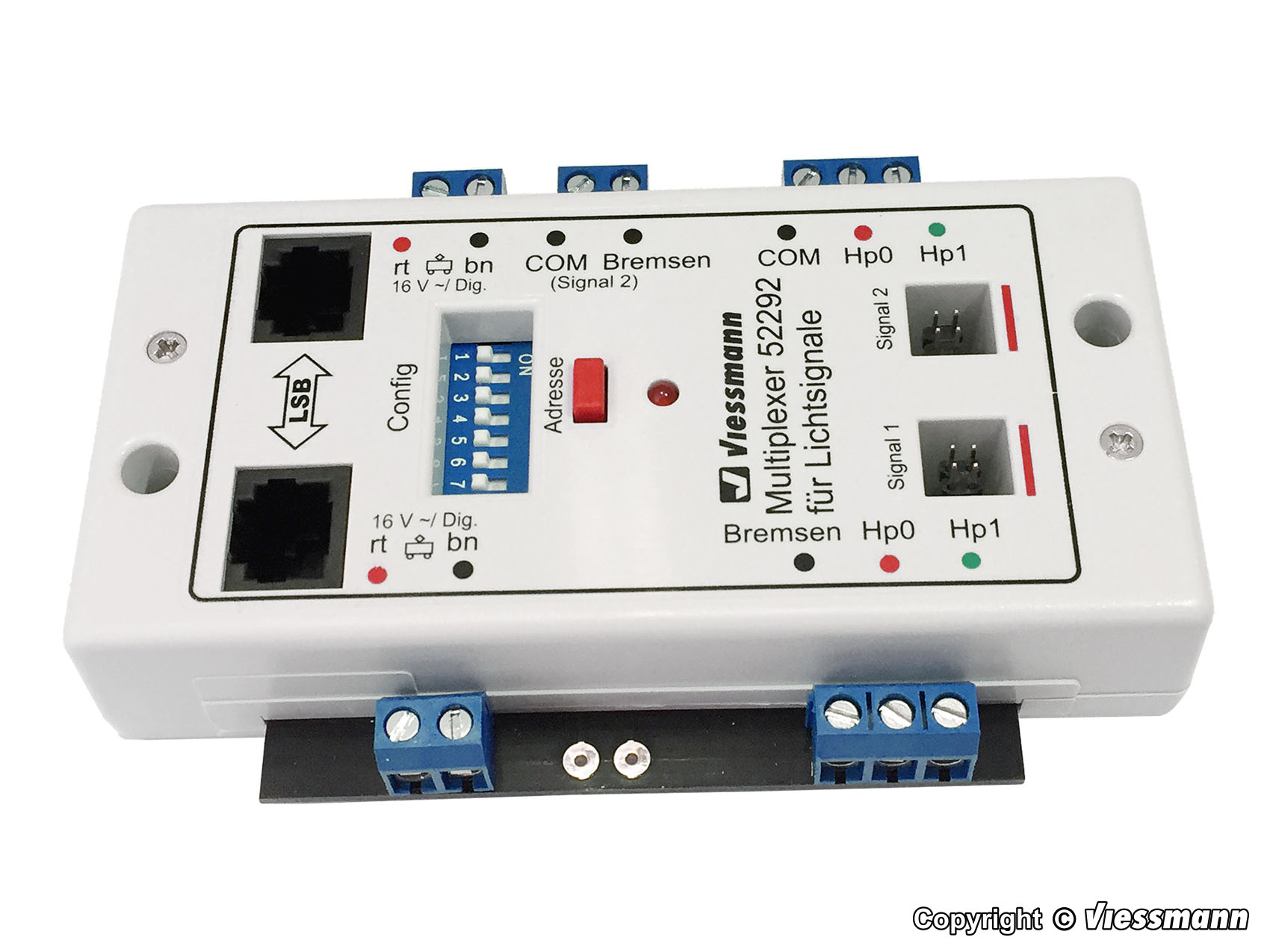Doppel-Multiplexer für 2 Lichtsignale