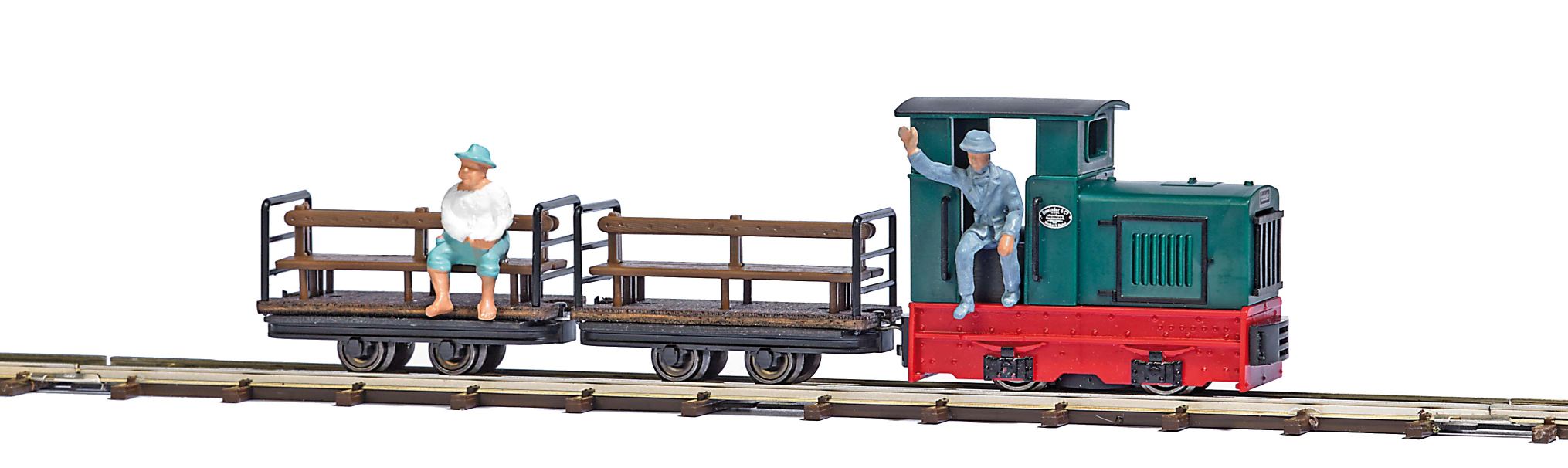 H0f-Feldbahn-Set Personentransport